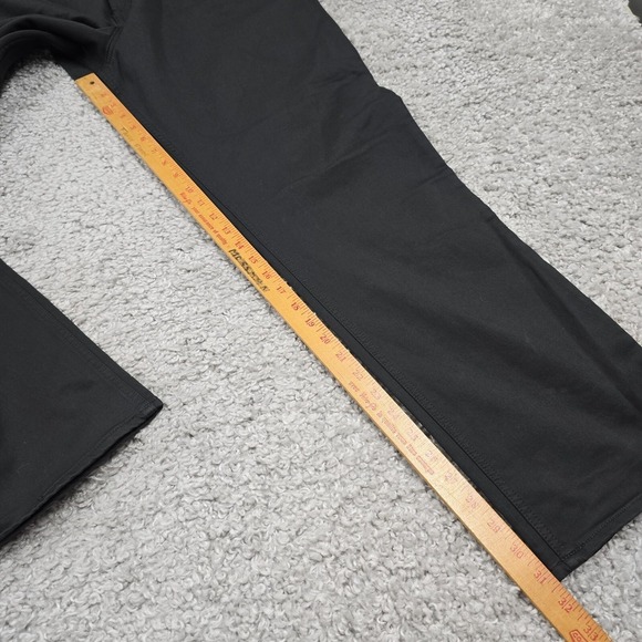 Banana Republic Traveler Jeans Mens 40x32 Black Slim Fit Straight Mid Rise Pants - Picture 11 of 13